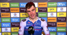 Jakobsen po wygraniu 2. etapu Tour de France