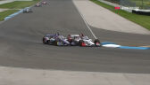 Spięcie pomiędzy Grosjeanem a Sato w GMR Grand Prix