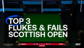 Największe fluke’i i pudła Scottish Open 2021