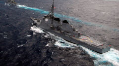 Japońska marynarka jest silnie rozbudowywana. Na zdjęciu niszczyciel JDS Kongo