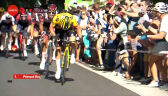 Atak Roglicia na 2 km przed metą 16. etapu Vuelta a Espana, defekt Evenepoela