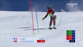 Pekin. 2. przejazd Foss-Solevaaga w slalomie mężczyzn
