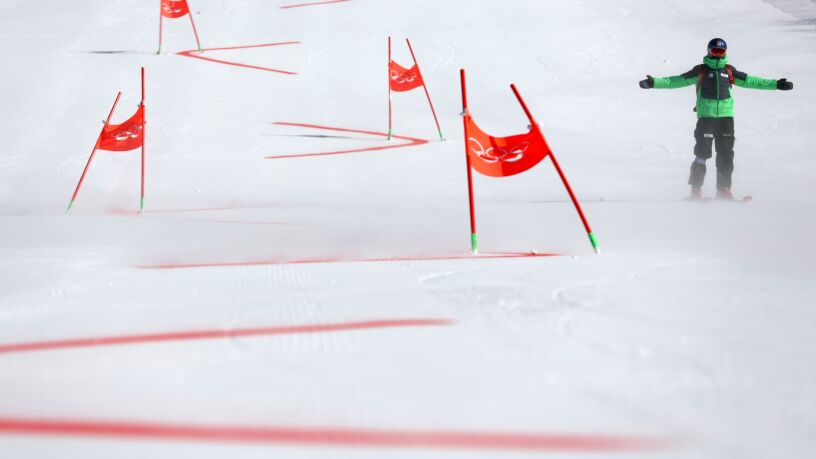 Pekin 2022. Wiatr namieszał. Odwołany start drużyn mieszanych w alpejskim slalomie równoległym