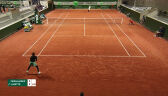 Skrót meczu Fernandez - Linette w 1. rundzie Roland Garros