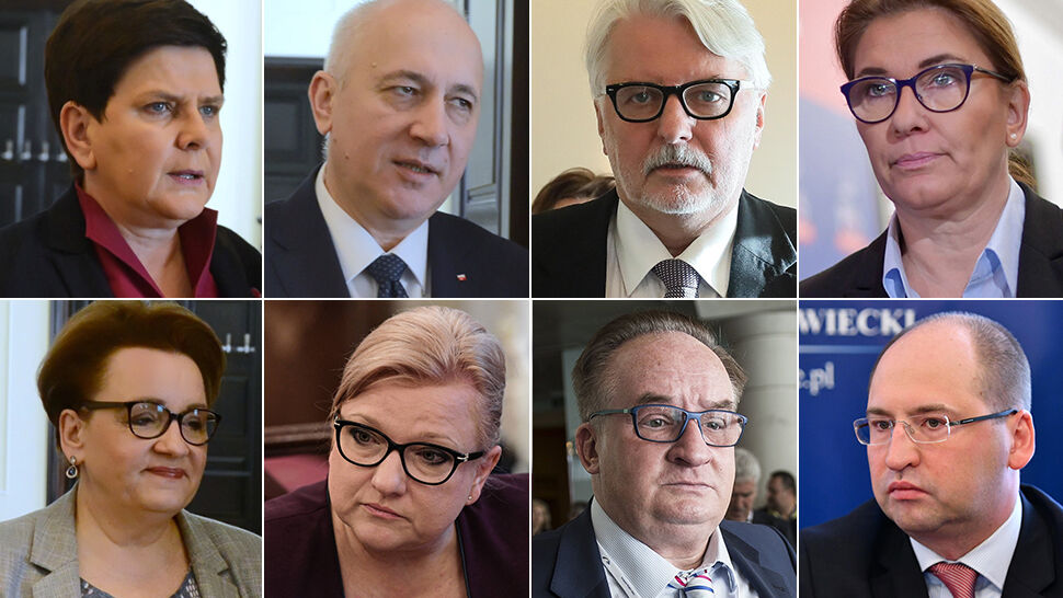 Kandydaci PiS do europarlamentu Szydło, Brudziński, Mazurek