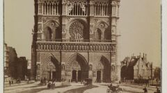 Notre-Dame odbitka na papierze albuminowym, 1885r.
