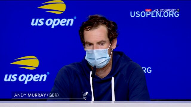 Murray po starciu z Tsitsipasem w 1. rundzie US Open