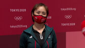 Tokio. Li Qian po meczu Polska – Korea Południowa w drużynowej rywalizacji w tenisie stołowym