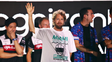 Wymowny protest Vettela w Miami. 
