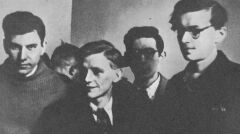 Jan Bytnar „Rudy” (drugi od lewej) razem z kolegami w czasie okupacji