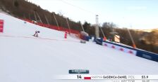 Występ Gąsienicy-Daniel w 1. przejeździe slalomu giganta w Killington