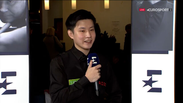 Zhao Xintong po awansie do finału UK Championship
