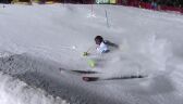 Bostroem Mussener wpadła w bandę osłaniającą kamerzystę w slalomie we Flachau
