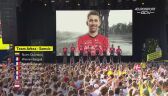 Arkea–Samsic z Łukaszem Owsianem podczas prezentacji zespołów Tour de France 2022