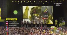 Jumbo – Visma podczas prezentacji zespołów przed Tour de France 2022