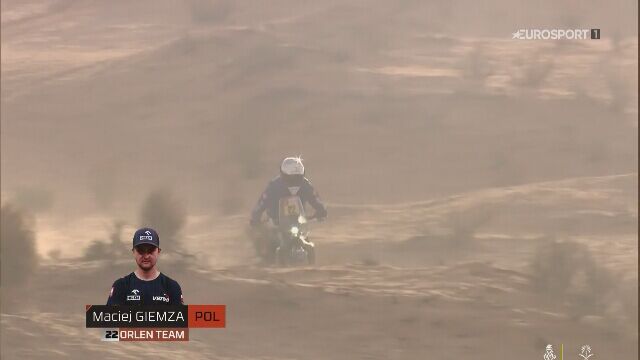 Maciej Giemza after the 2nd stage of the Dakar Rally