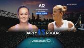 Skrót meczu 4. rundy Australian Open Ashleigh Barty - Shelby Rogers