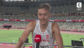 Tokio. Lekkoatletyka: Michał Rozmys po finale biegu na 1500 m