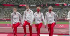 Tokio. Lekkoatletyka: cała ceremonia dekoracji sztafety 4x400 kobiet