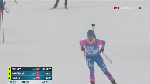 Świetny występ Moniki Hojnisz w biathlonowym biegu pościgowym w Oberhofie