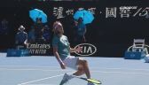 Skrót meczu Bautista-Agut - Tsitsipas w ćwierćfinale Australian Open