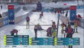 Finisz Moniki Hojnisz w biathlonowym biegu pościgowym na 7,5 km w Hochfilzen