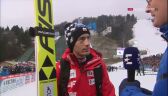 Kamil Stoch po konkursie w Garmisch-Partenkirchen