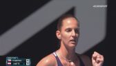 Linette przełamana na początku meczu z Pliskovą w ćwierćfinale Australian Open