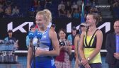 Krejcikova i Siniakova po zwycięstwie w finale gry podwójnej w Australian Open