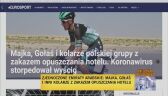 Piotr Wadecki o koronawirusie w kolumnie wyścigu
