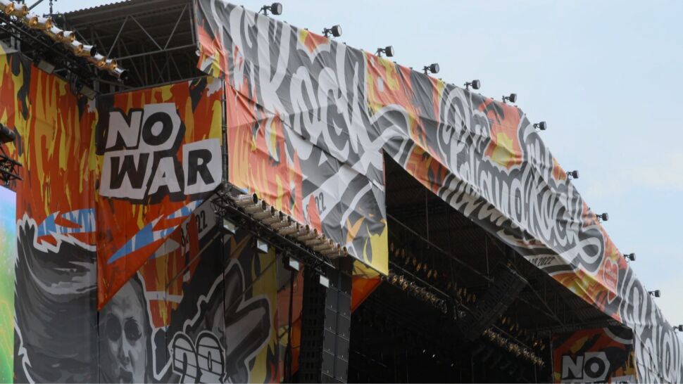 Pol'and'Rock Festival 2022 przeciwko wojnie w Ukrainie