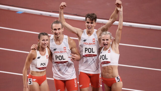 Tokio 2020. Polscy reprezentanci zdobyli złoto w sztafecie mieszanej 4x400 metrów